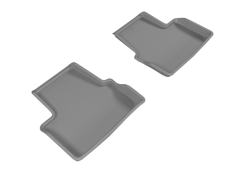 Chevrolet Volt Floor Mats - Rear - 3D MAXpider - Kagu - Gray - `16-`19